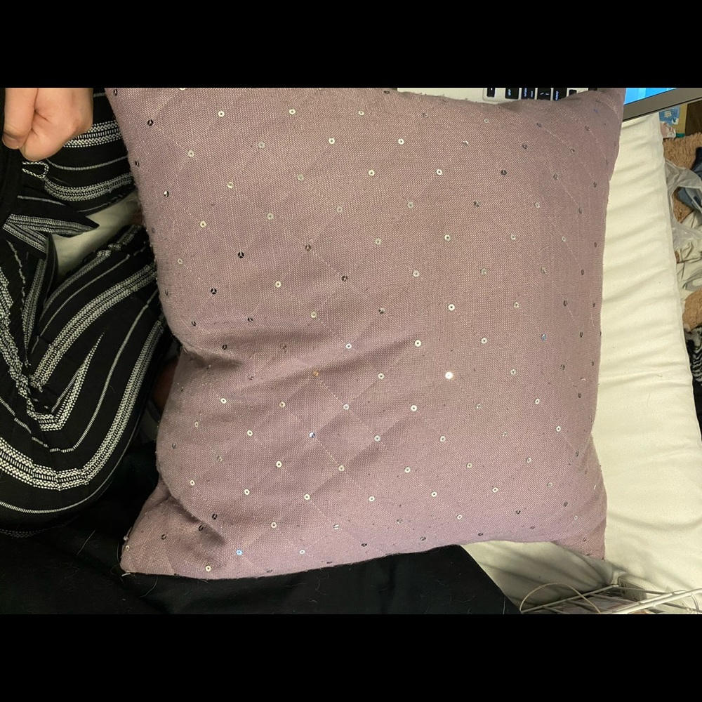 Purple pillows